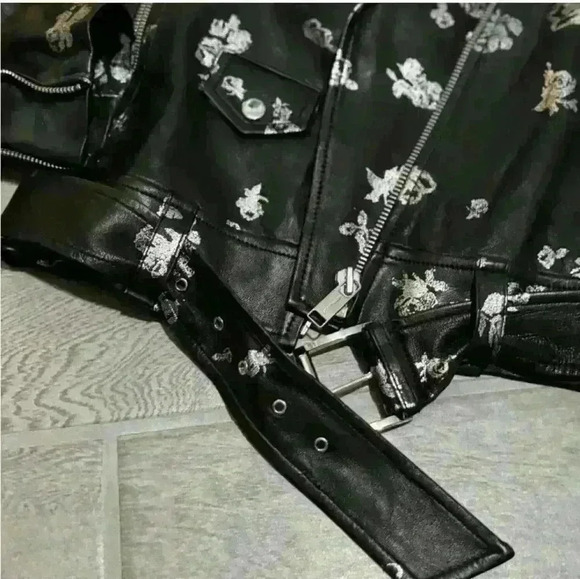 NWT MIchael Kors leather jacket XXS - Picture 6 of 6